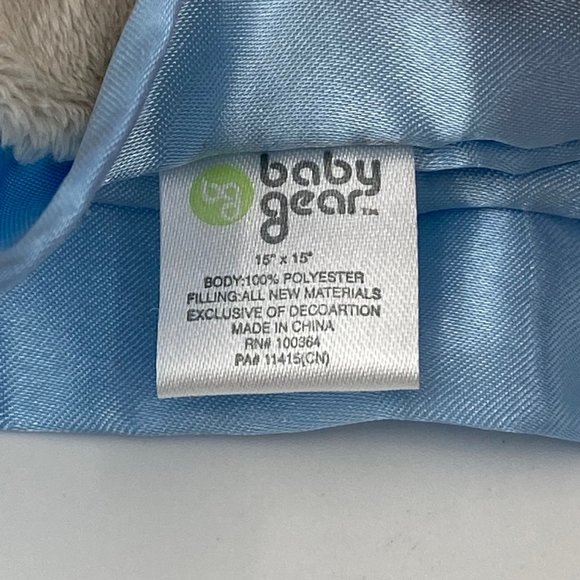 Baby Gear Silly Monkey Security Blanket Lovey Blue Tan 14.5x 14.5 Soft Plush Toy - Picture 5 of 8